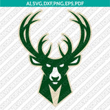 Milwaukee Bucks Logo SVG | NBA Vector Files Cricut Silhouette
