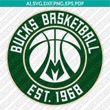 Milwaukee Bucks Logo SVG | NBA Vector Files Cricut Silhouette