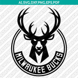 Milwaukee Bucks Logo SVG | NBA Vector Files Cricut Silhouette