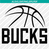 Milwaukee Bucks Logo SVG | NBA Vector Files Cricut Silhouette