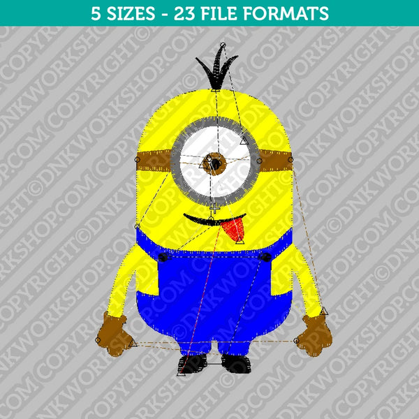 Minions Embroidery Design - 5 Sizes - INSTANT DOWNLOAD