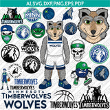 Minnesota Timberwolves Logo SVG | NBA Vector Files Cricut Silhouette
