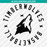 Minnesota Timberwolves Logo SVG | NBA Vector Files Cricut Silhouette