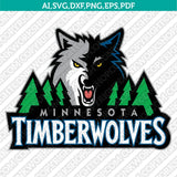 Minnesota Timberwolves Logo SVG | NBA Vector Files Cricut Silhouette