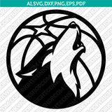 Minnesota Timberwolves Logo SVG | NBA Vector Files Cricut Silhouette