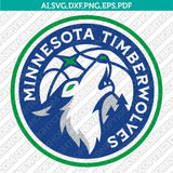 Minnesota Timberwolves Logo SVG | NBA Vector Files Cricut Silhouette
