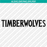 Minnesota Timberwolves Logo SVG | NBA Vector Files Cricut Silhouette