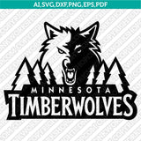 Minnesota Timberwolves Logo SVG | NBA Vector Files Cricut Silhouette