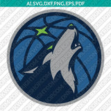 Minnesota Timberwolves Logo SVG | NBA Vector Files Cricut Silhouette