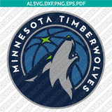 Minnesota Timberwolves Logo SVG | NBA Vector Files Cricut Silhouette