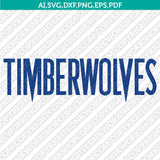 Minnesota Timberwolves Logo SVG | NBA Vector Files Cricut Silhouette