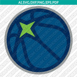 Minnesota Timberwolves Logo SVG | NBA Vector Files Cricut Silhouette