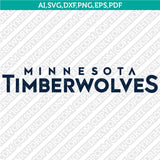 Minnesota Timberwolves Logo SVG | NBA Vector Files Cricut Silhouette