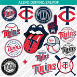 Minnesota Twins SVG Bundle – MLB Baseball Logo Vector Cricut