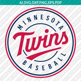 Minnesota Twins SVG Bundle – MLB Baseball Logo Vector Cricut