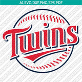 Minnesota Twins SVG Bundle – MLB Baseball Logo Vector Cricut