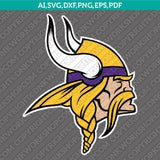 Minnesota Vikings SVG Bundle – NFL Football Logo Vector Cricut