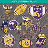 Minnesota Vikings SVG Bundle – NFL Football Logo Vector Cricut
