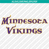 Minnesota Vikings SVG Bundle – NFL Football Logo Vector Cricut