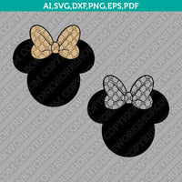 Minnie Mouse Designer Gucci Pattern SVG Sticker Cricut Cut File Clipart Png Eps Dxf Vector