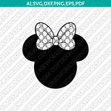 Minnie Mouse Designer Gucci Pattern SVG Sticker Cricut Cut File Clipart Png Eps Dxf Vector