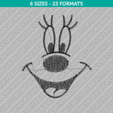 Minnie Mouse Face Embroidery Design - 6 Sizes - INSTANT DOWNLOAD