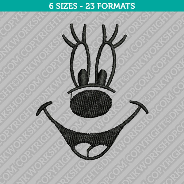 Minnie Mouse Face Embroidery Design - 6 Sizes - INSTANT DOWNLOAD
