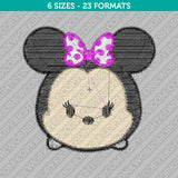 Minnie Mouse Tsum Tsum Embroidery Design - 6 Sizes - INSTANT DOWNLOAD