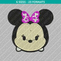 Minnie Mouse Tsum Tsum Embroidery Design - 6 Sizes - INSTANT DOWNLOAD