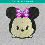 Minnie Mouse Tsum Tsum Embroidery Design - 6 Sizes - INSTANT DOWNLOAD