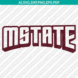 Mississippi State Bulldogs SVG Bundle | NCAA College Vector Cricut