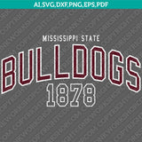 Mississippi State Bulldogs SVG Bundle | NCAA College Vector Cricut