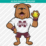 Mississippi State Bulldogs SVG Bundle | NCAA College Vector Cricut