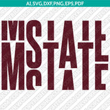 Mississippi State Bulldogs SVG Bundle | NCAA College Vector Cricut
