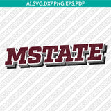 Mississippi State Bulldogs SVG Bundle | NCAA College Vector Cricut