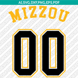 Missouri Tigers SVG Bundle | NCAA College Vector Cricut