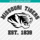 Missouri Tigers SVG Bundle | NCAA College Vector Cricut