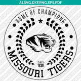 Missouri Tigers SVG Bundle | NCAA College Vector Cricut