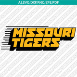 Missouri Tigers SVG Bundle | NCAA College Vector Cricut