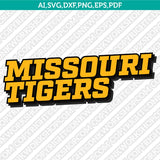 Missouri Tigers SVG Bundle | NCAA College Vector Cricut