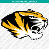 Missouri Tigers SVG Bundle | NCAA College Vector Cricut