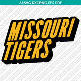 Missouri Tigers SVG Bundle | NCAA College Vector Cricut