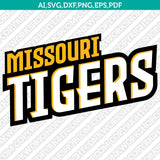 Missouri Tigers SVG Bundle | NCAA College Vector Cricut