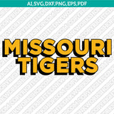 Missouri Tigers SVG Bundle | NCAA College Vector Cricut