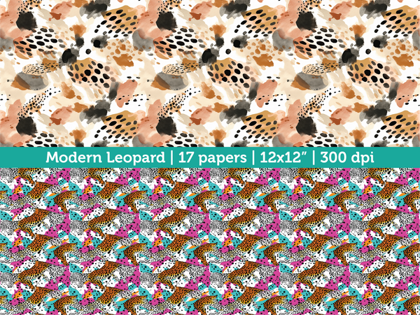 Transparent PNG Leopard Print, Leopard Print Paper PNG, Scrapbook