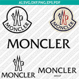 Moncler SVG Bundle | Luxury Fashion Logo Vector Cricut