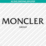 Moncler SVG Bundle | Luxury Fashion Logo Vector Cricut