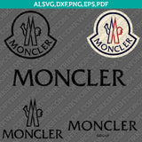 Moncler SVG Bundle | Luxury Fashion Logo Vector Cricut