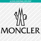 Moncler SVG Bundle | Luxury Fashion Logo Vector Cricut