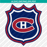Montreal Canadiens Logo SVG | NHL Vector Cricut Silhouette